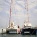 "Teïva" à couple de "Blue Albatros" à dakar lors de la sortie de chantier...